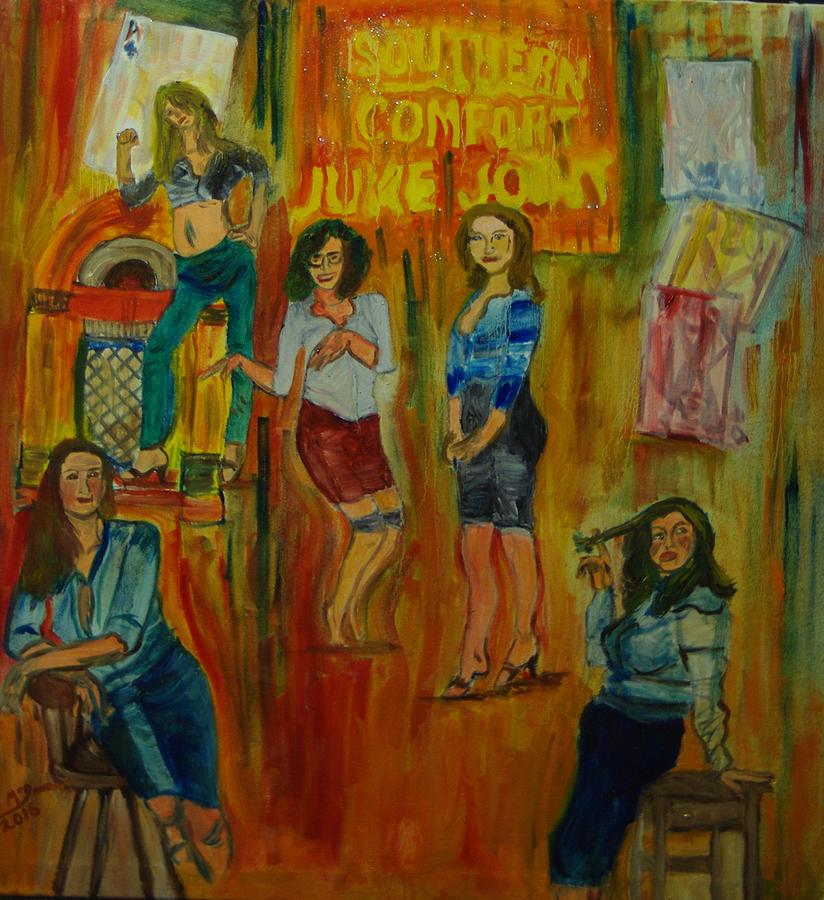 824x900 Southern Juke Joint Painting By Bill Mcdonald - Juke Joint Painting
