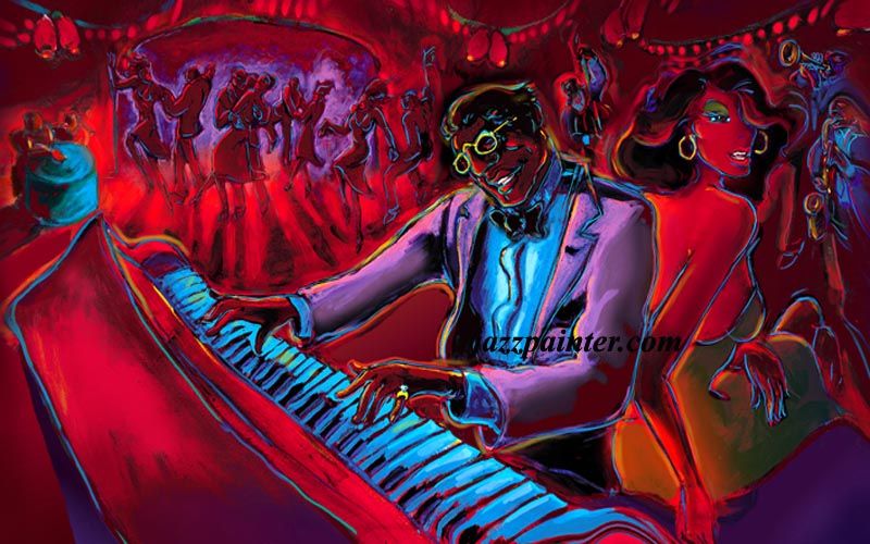 800x500 Black Juke Joint - Juke Joint Painting