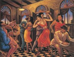 236x182 Blues Inception Blues Was Born In Juke Joints - Juke Joint Painting