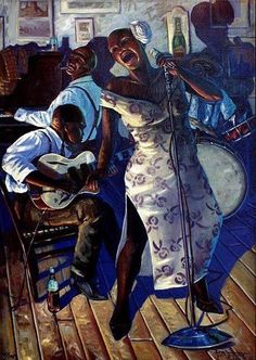 236x332 Dj Art Dj, Afro Art And Hip Hop Art - Juke Joint Painting