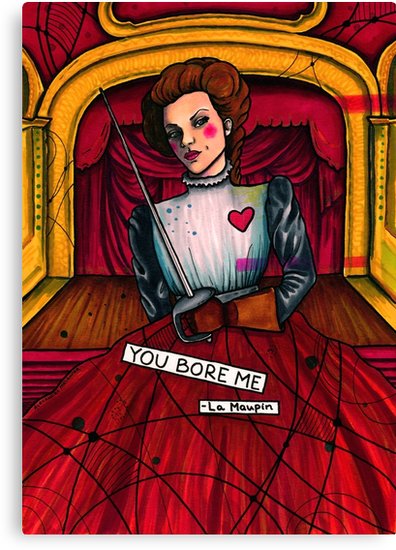 396x550 La Maupin - Julie Daubigny Painting