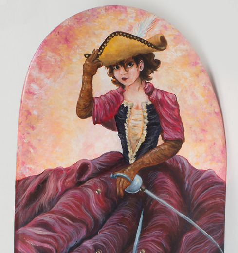 489x520 This 17th Century Sword Swinging Opera Singer Will Rule - Julie Daubigny Painting