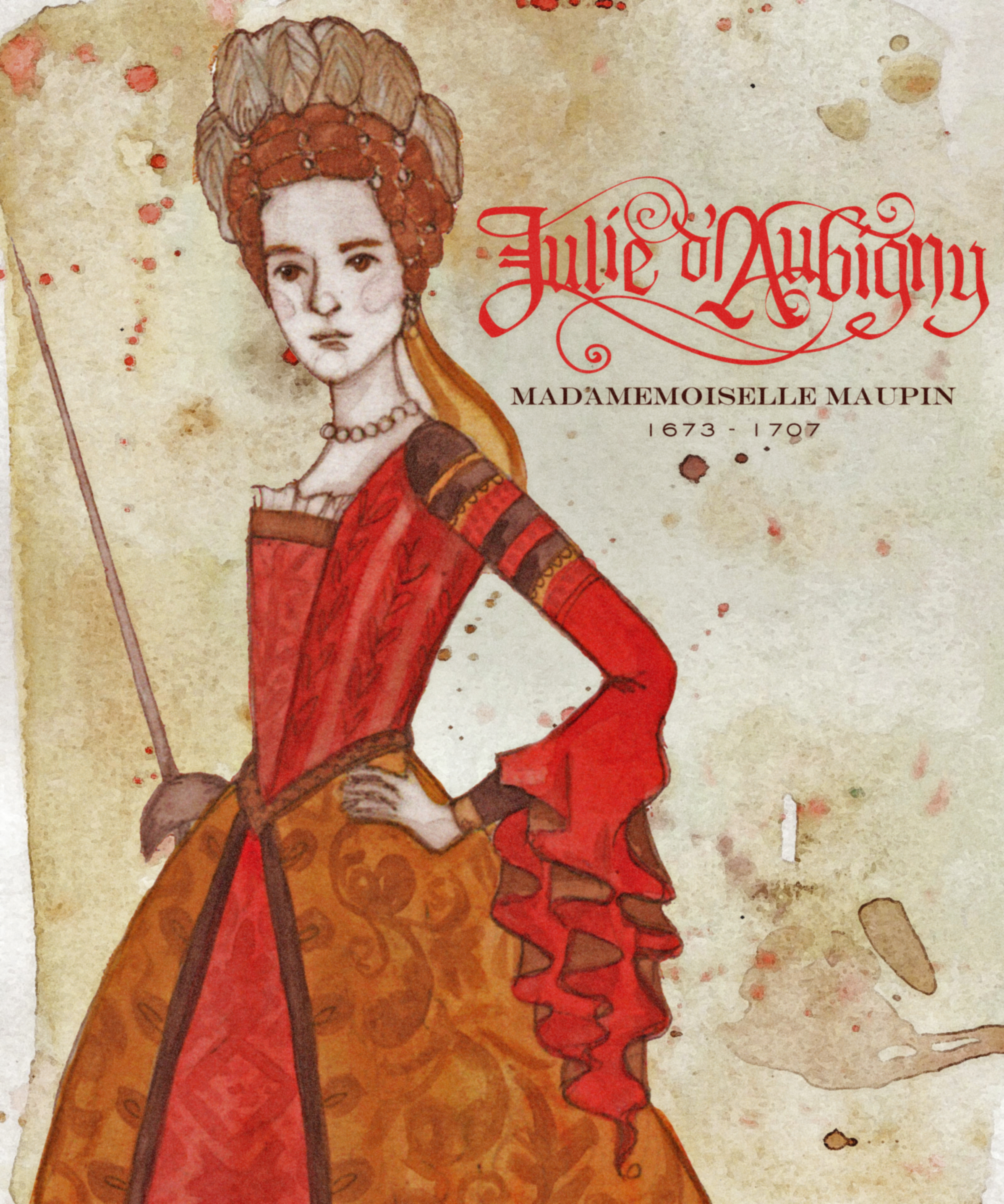 2392x2868 February 2016 History Witch - Julie Daubigny Painting