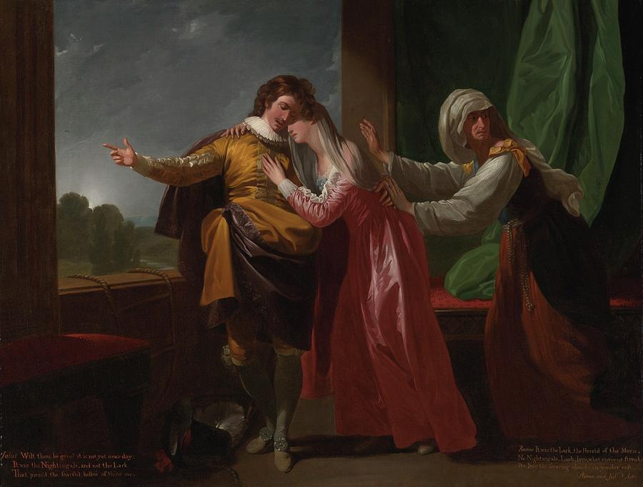 900x682 London Romeo And Juliet Painting By Benjamin West - Juliet Painting