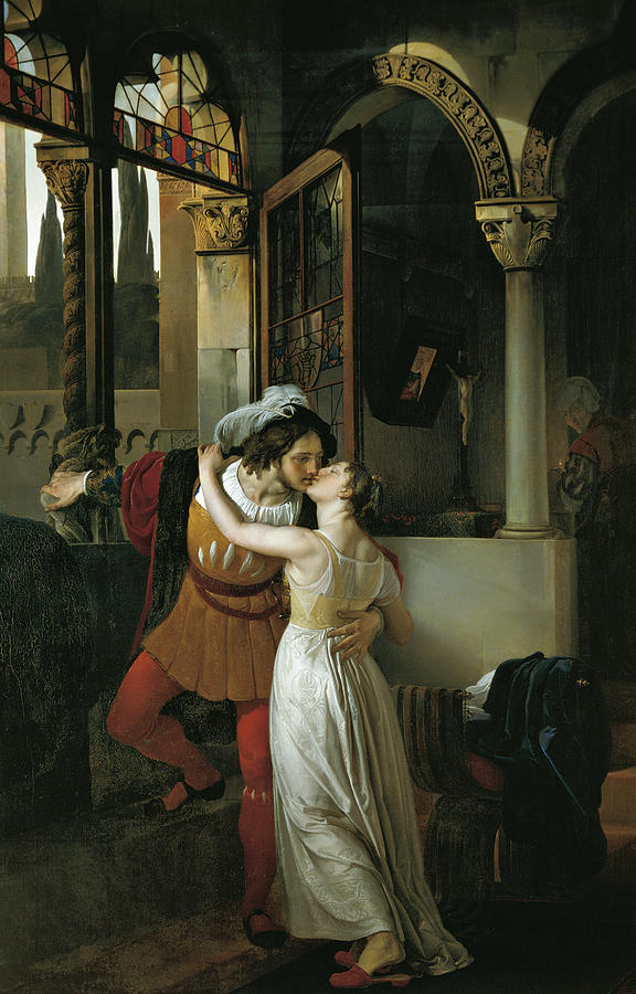576x900 The Last Kiss Of Romeo And Juliet Painting By Francesco Hayez - Juliet Painting