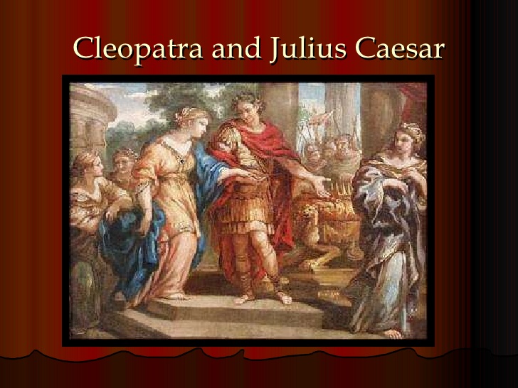did cleopatra and julius caesar marry