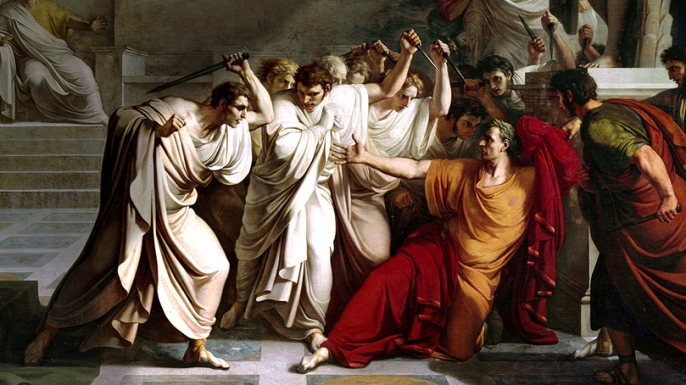 686x385 Ides Of March Painting Et Tu Brute Know Your Meme - Julius Caesar Painting
