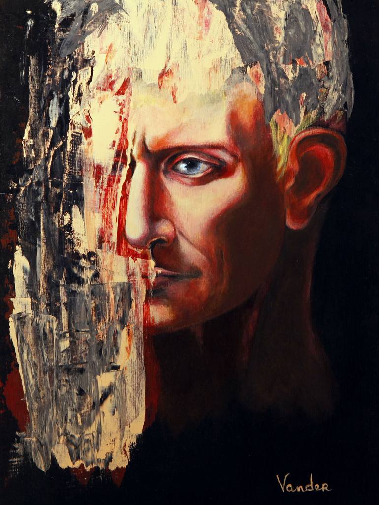 770x1027 Saatchi Art G. Julius Caesar Painting By Andrew Vander - Julius Caesar Painting