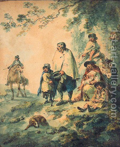 400x489 The Rich And The Poor Julius Caesar Ibbetson Reproduction 1st - Julius Caesar Painting