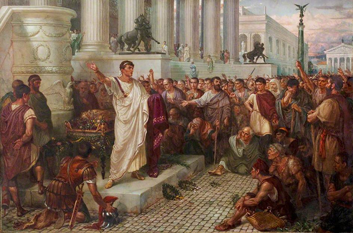 700x463 Fashion History Dandy Who Julius Caesar Practical Queen Ap - Julius Caesar Painting