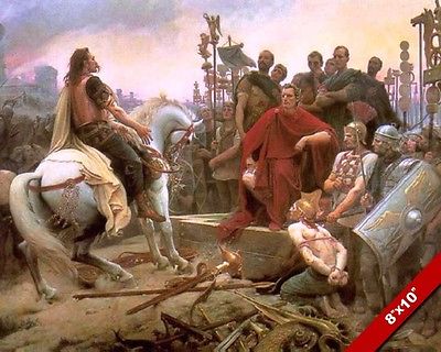 400x320 Julius Caesar At Battle Of Alesia Roman War Painting Rome Art Real - Julius Caesar War Painting