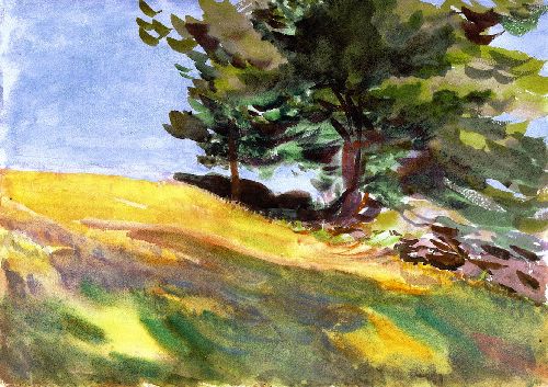 500x353 Near June Street Painting John Singer Sargent Oil Paintings - June Painting