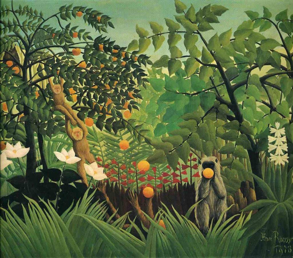 1024x903 Here Is The Truth About Henri Rousseau's Famous Animal Paintings - Jungle Animal Painting