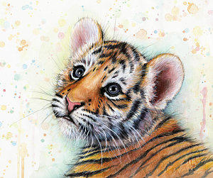 300x251 Jungle Animal Paintings Fine Art America - Jungle Animal Painting