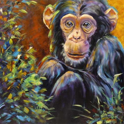 500x500 Exotic - Jungle Animal Painting