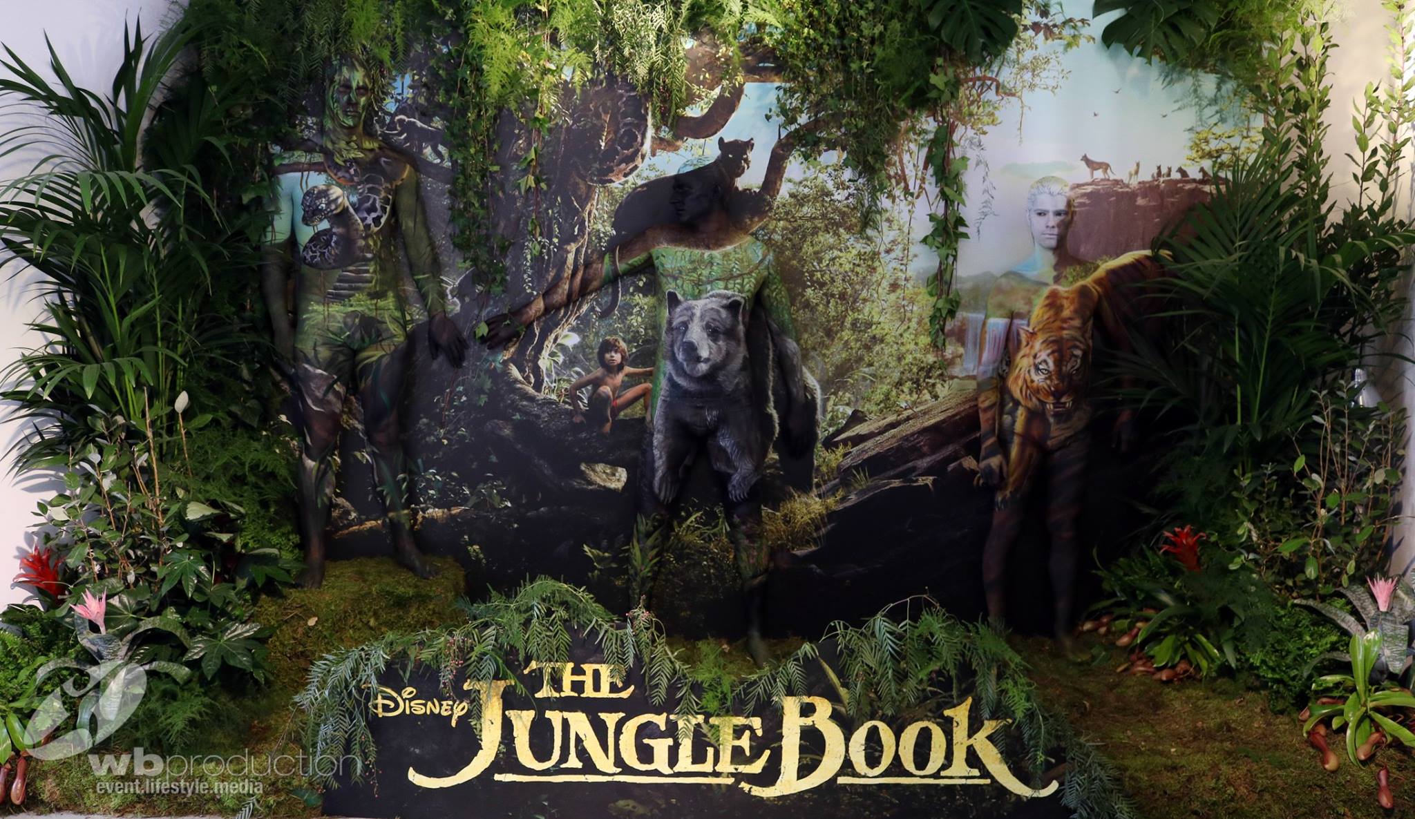 2048x1186 Press Conference For Disney's Jungle Book - Jungle Book Painting