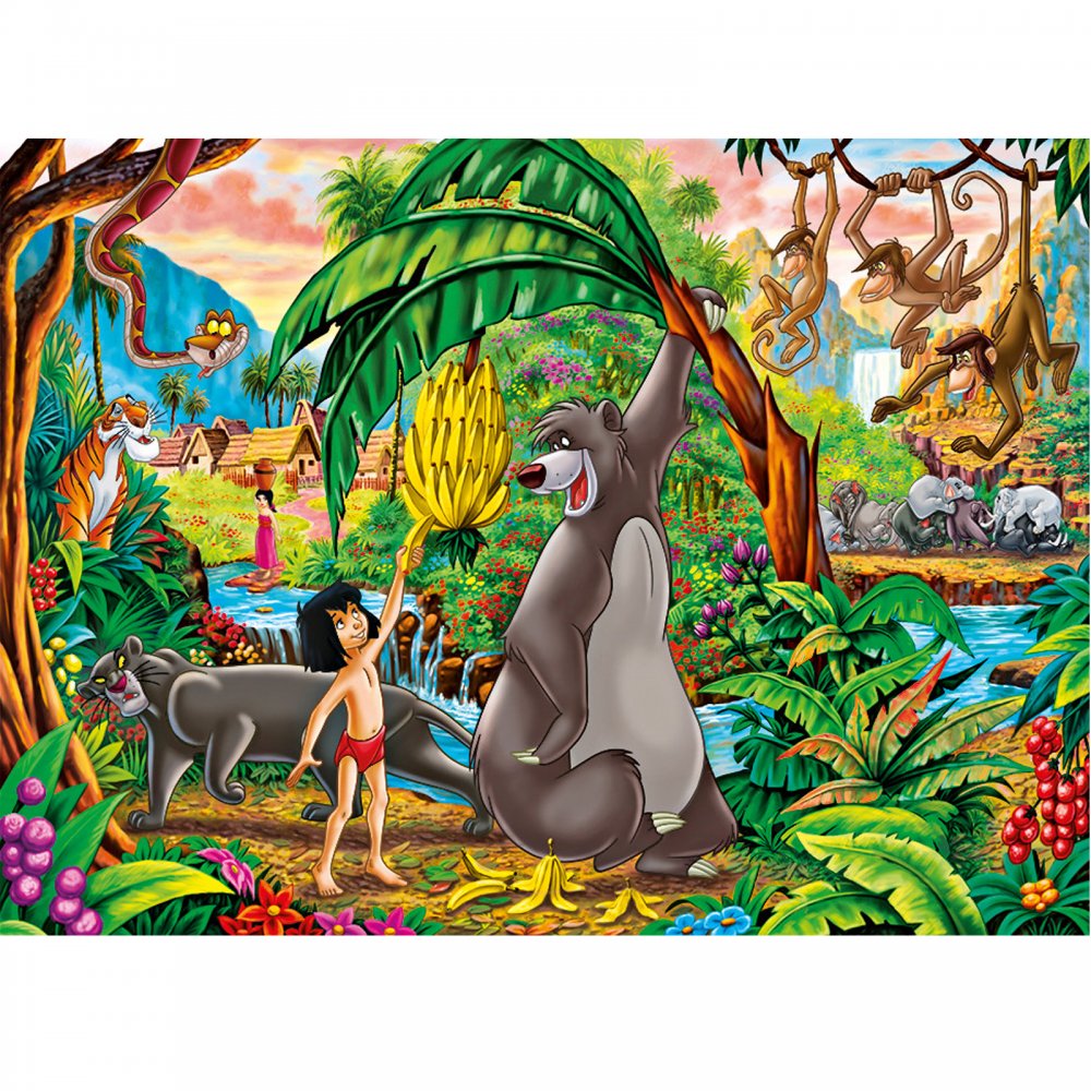 1000x1000 Super Colour Maxi The Jungle Book - Jungle Book Painting