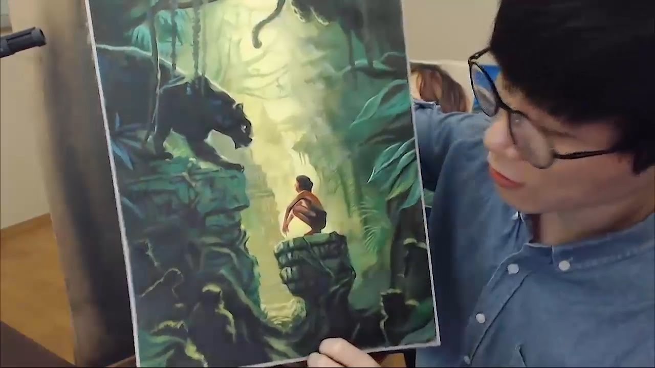 1280x720 The Jungle Book - Jungle Book Painting