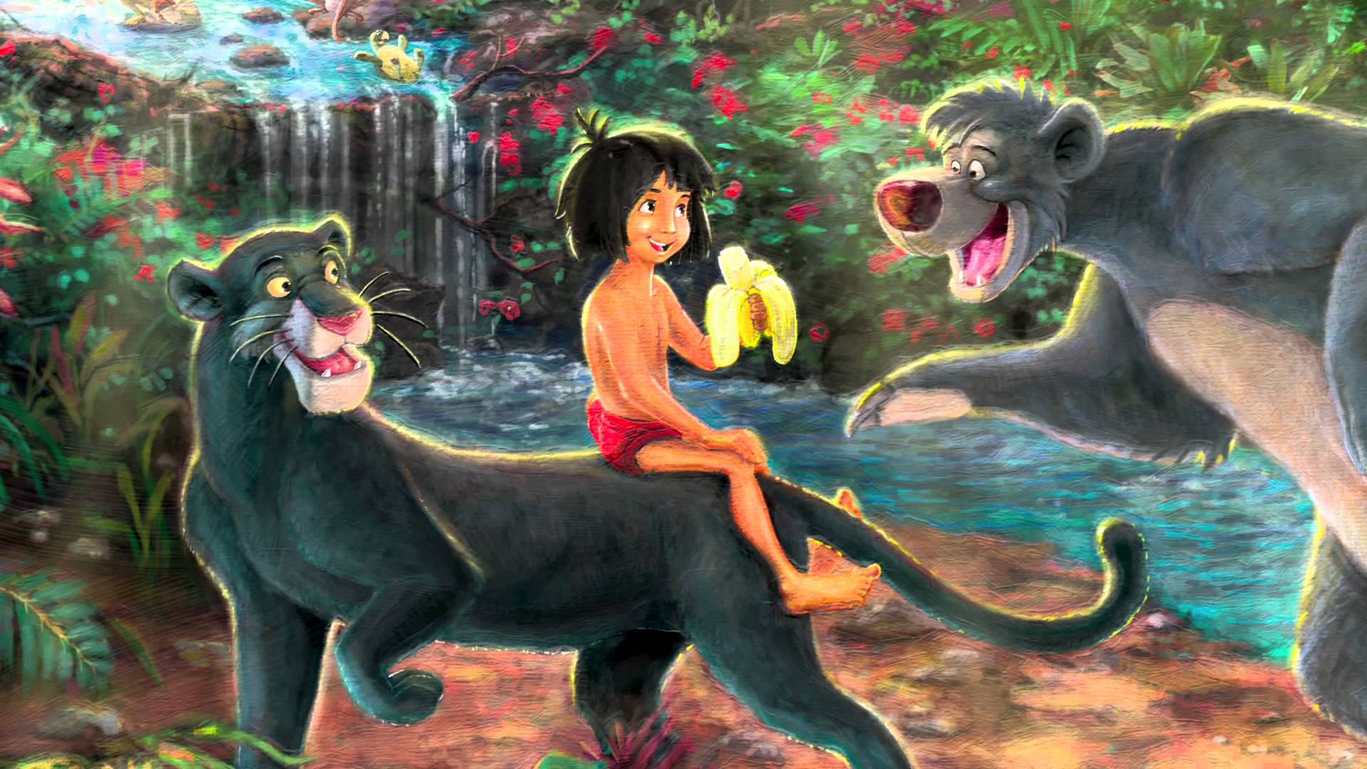 1920x1080 The Jungle Book - Jungle Book Painting