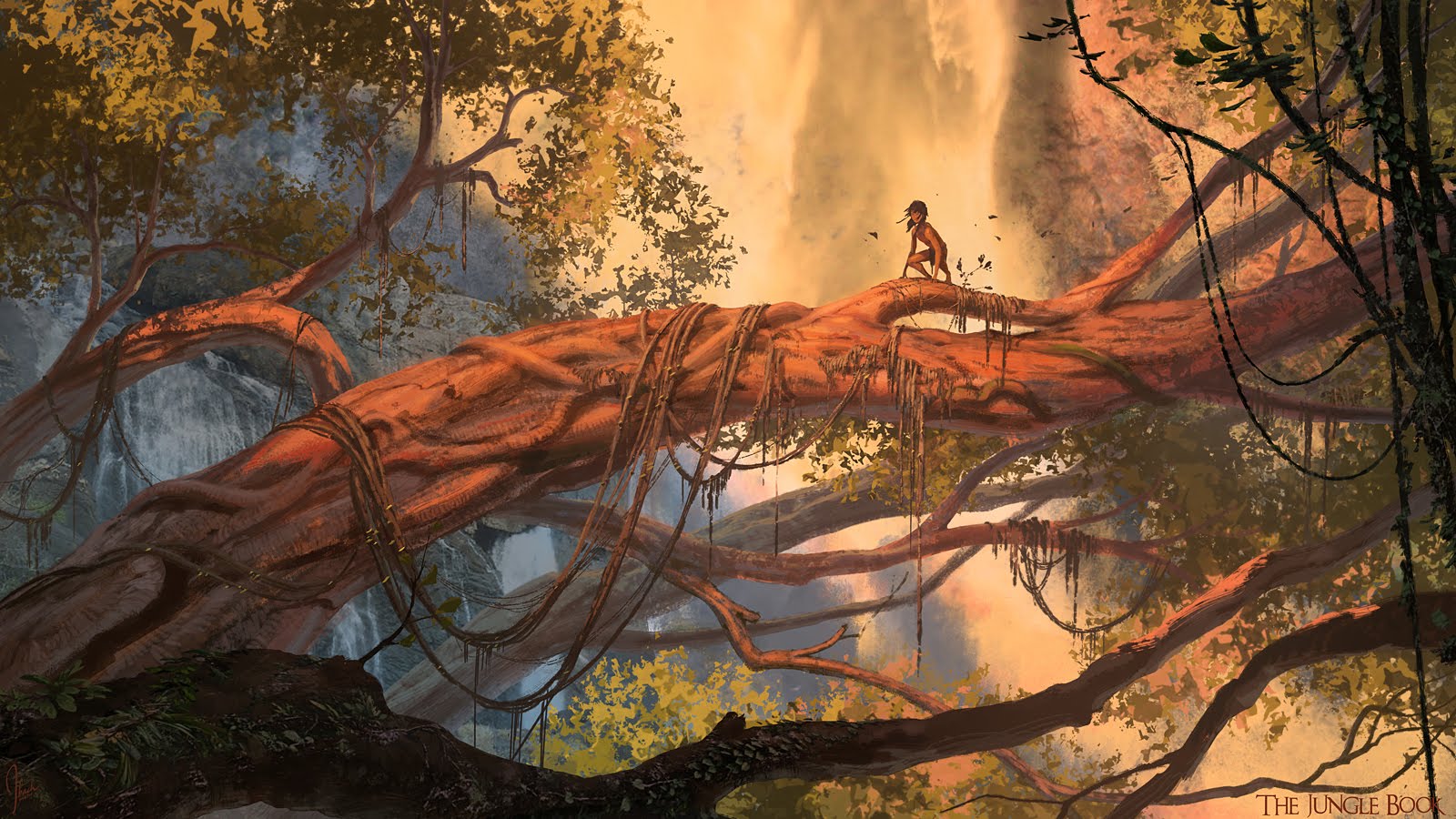 1600x900 The Jungle Book Concept Art By Jonathan Bach Concept Art World - Jungle Book Painting