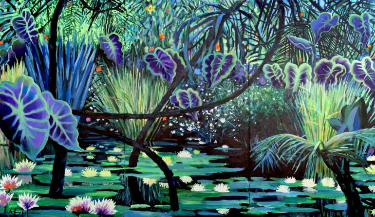 770x446 Saatchi Art The Jungle (Sold On Saatchi) Painting By Geoff Greene - Jungle Painting