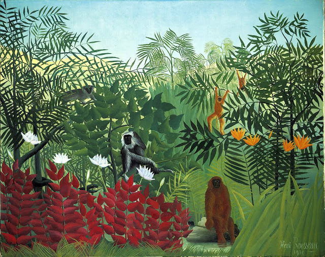 640x507 Henri Rousseau's Jungle Paintings, An Inspiration To Young - Jungle Painting
