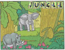 218x166 Jungle Scenery Cut And Paste Activity - Jungle Painting For Kids