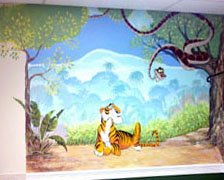 224x180 Murals For Kids ~ Svetlana Shorey - Jungle Painting For Kids