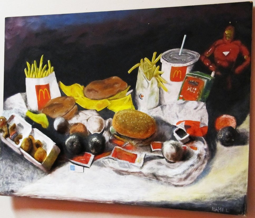 Junk Food Painting at Explore collection of Junk