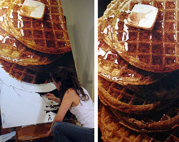 600x475 American Culture Illustrated Through Paintings Of Junk Food - Junk Food Painting