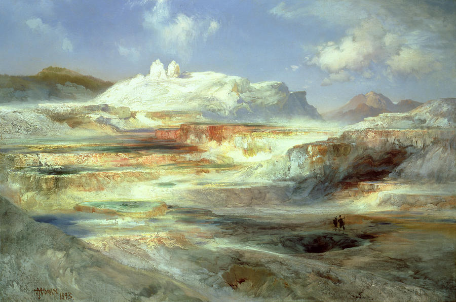 900x596 Jupiter Terrace Painting By Thomas Moran - Jupiter Painting