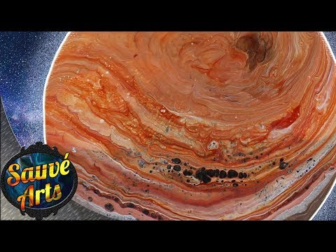 480x360 Fluid Acrylic Painting - Jupiter Painting