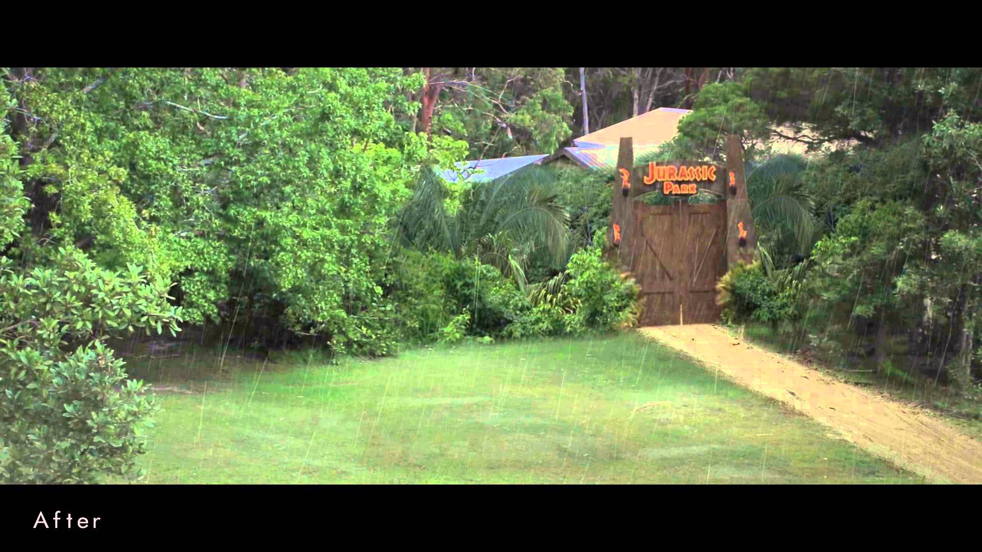 1920x1080 Jurassic Park Matte Painting - Jurassic Park Painting
