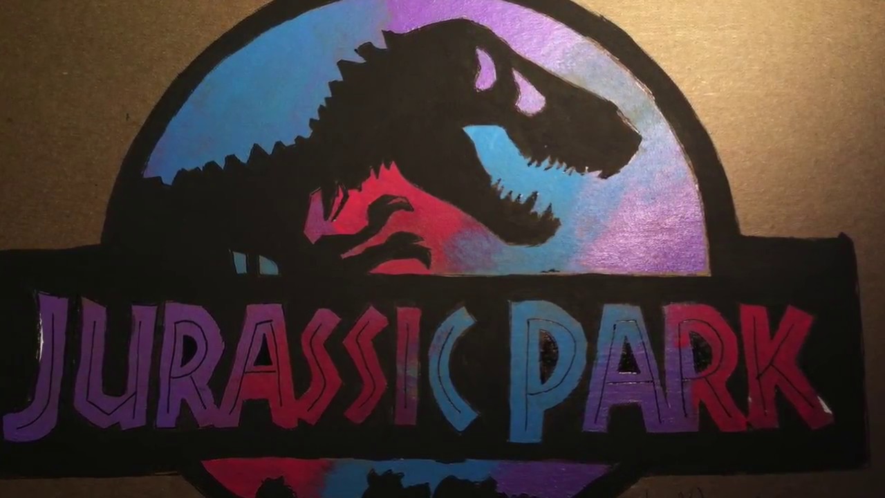 1280x720 Jurassic Park Painting - Jurassic Park Painting