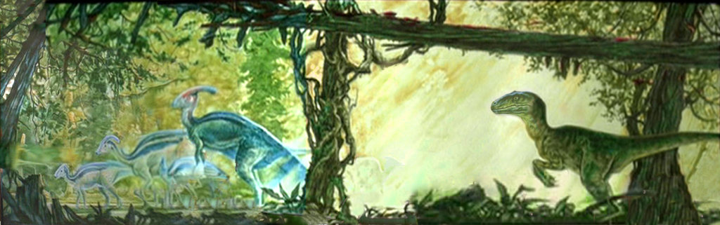 1024x321 The Visitor Center's Painting By Willdynamo55 - Jurassic Park Painting