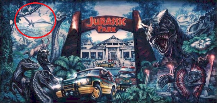 756x361 Image - Jurassic Park Painting
