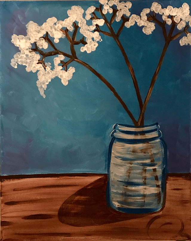 640x809 Just Breathe Painting Class Sips Amp Swirls Artsy Rose Academy - Just Breathe Painting