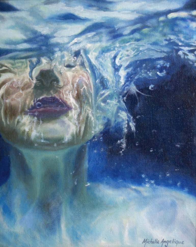 770x970 Saatchi Art Just Breathe (Sold) Painting By Michelle Angelique - Just Breathe Painting