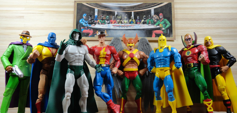 900x431 Justice Society Of America By Mintconditionstudios - Justice Society Of America Painting