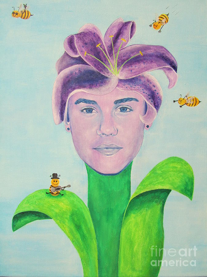 675x900 Justin Bieber Painting Painting By Jeepee Aero - Justin Bieber Painting