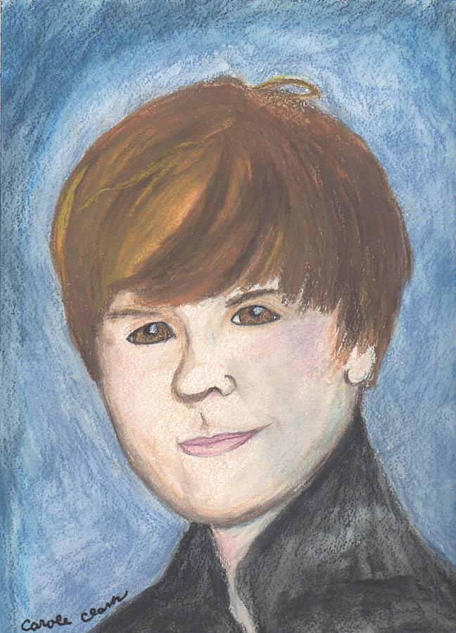 648x900 Justin Bieber Painting By Carole Clark - Justin Bieber Painting