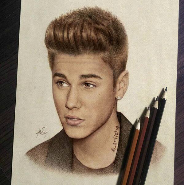 599x600 Facebook - Justin Bieber Painting