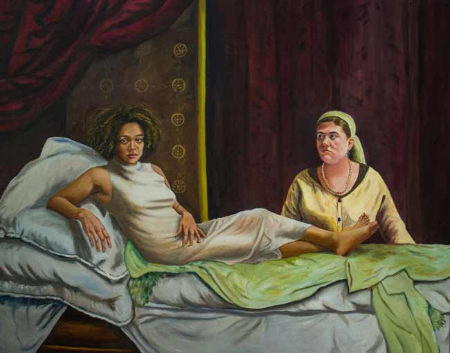 650x510 Raelis Vasquez, Juxtaposing Figures And Historical Context - Juxtaposition Painting