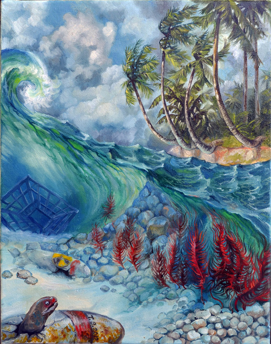 551x700 Surrealistic - Juxtaposition Painting