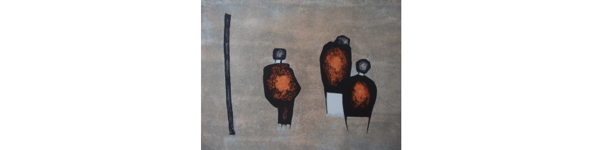 870x217 Selection Of Original Artworks By Witold K Painting, Drawing - K Painting