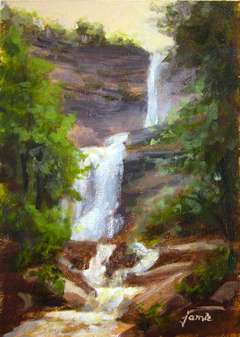 350x491 Hudson Valley Painter Blog Archive Kaaterskill Falls - Kaaterskill Falls Painting