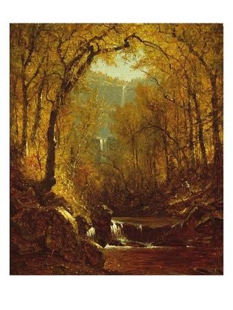 338x450 Kaaterskill Falls, 1871 Giclee Print By Sanford Robinson Gifford - Kaaterskill Falls Painting