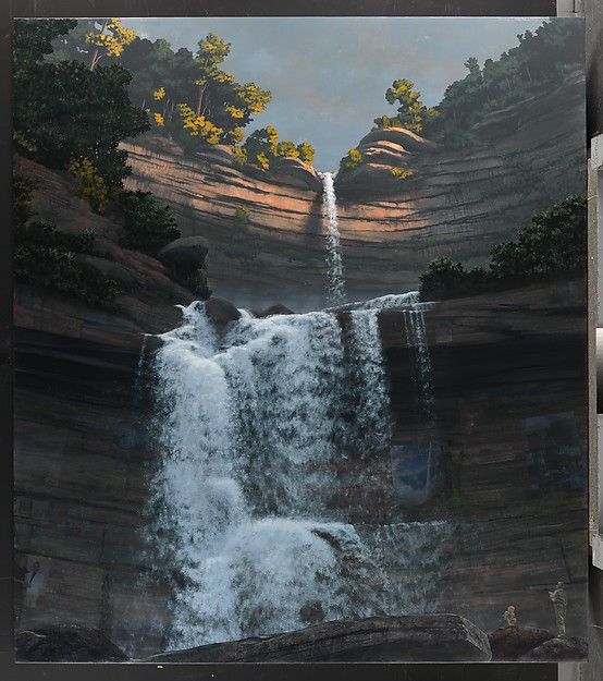 554x625 Kaaterskill Falls For Frank Moore And Dan Hodermarsky (Mass Moca - Kaaterskill Falls Painting