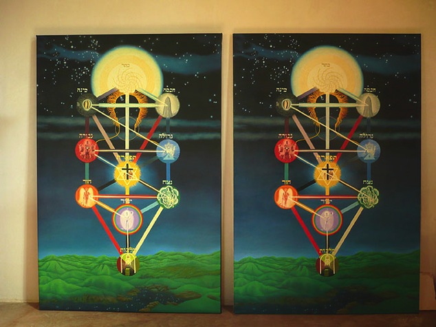 634x475 Kabbalistic Tree Of Life Prints, Giclees Patricia Waldygo - Kabbalah Tree Of Life Painting