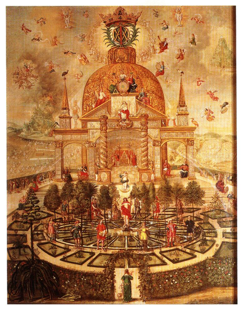 800x991 The Bad Teinach Altarpiece - Kabbalah Tree Of Life Painting